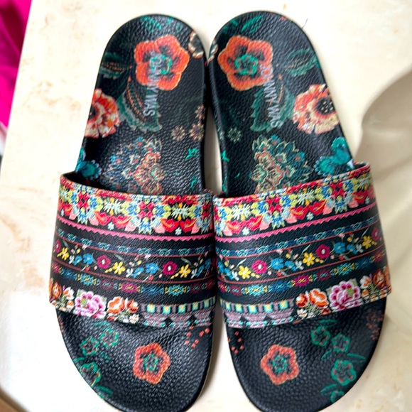 Johnny Was slides —like new! - Picture 1 of 5